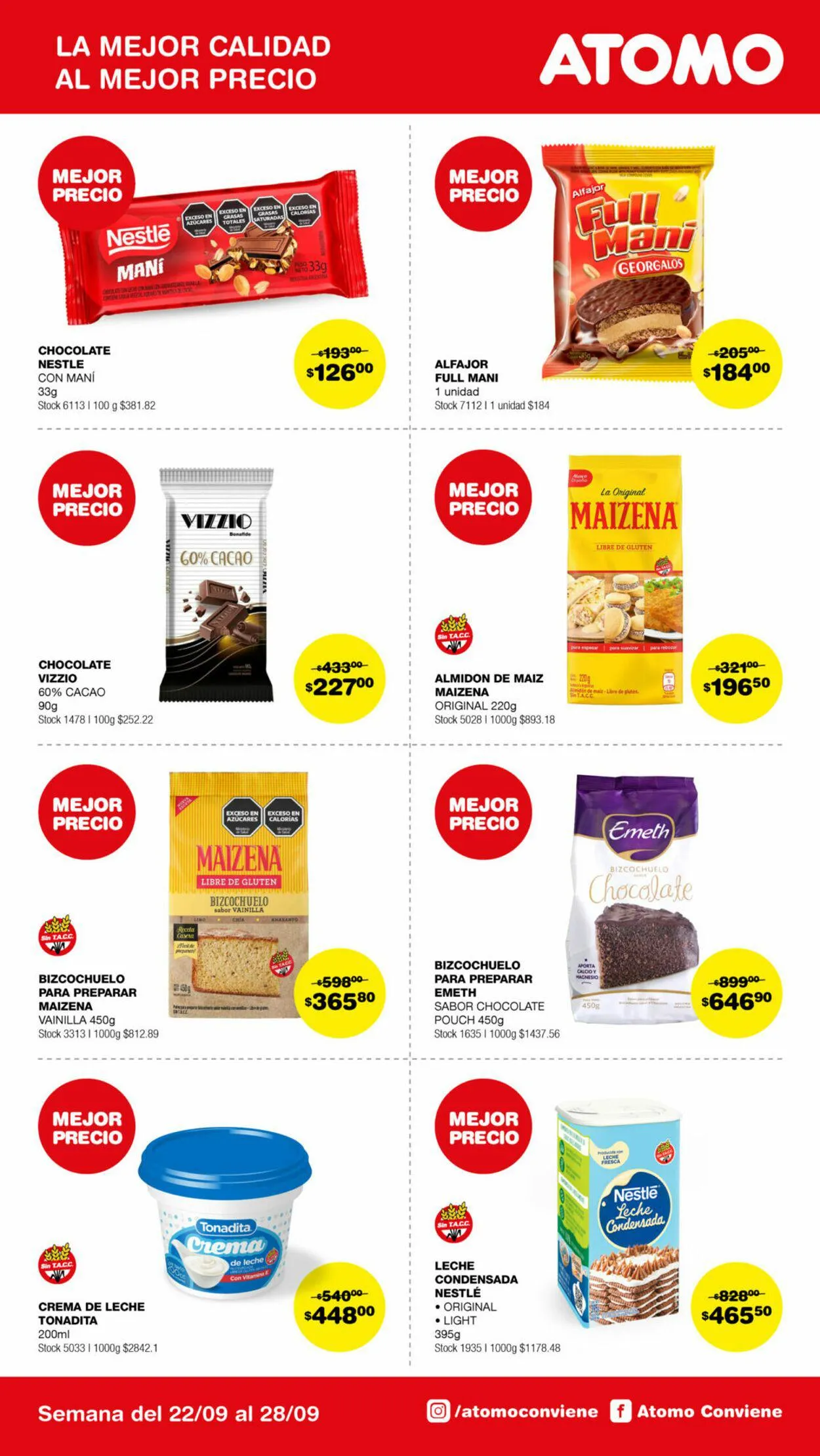 Ofertas de ATOMO Conviene 22 de septiembre al 28 de septiembre 2024 - Página 7 del catálogo