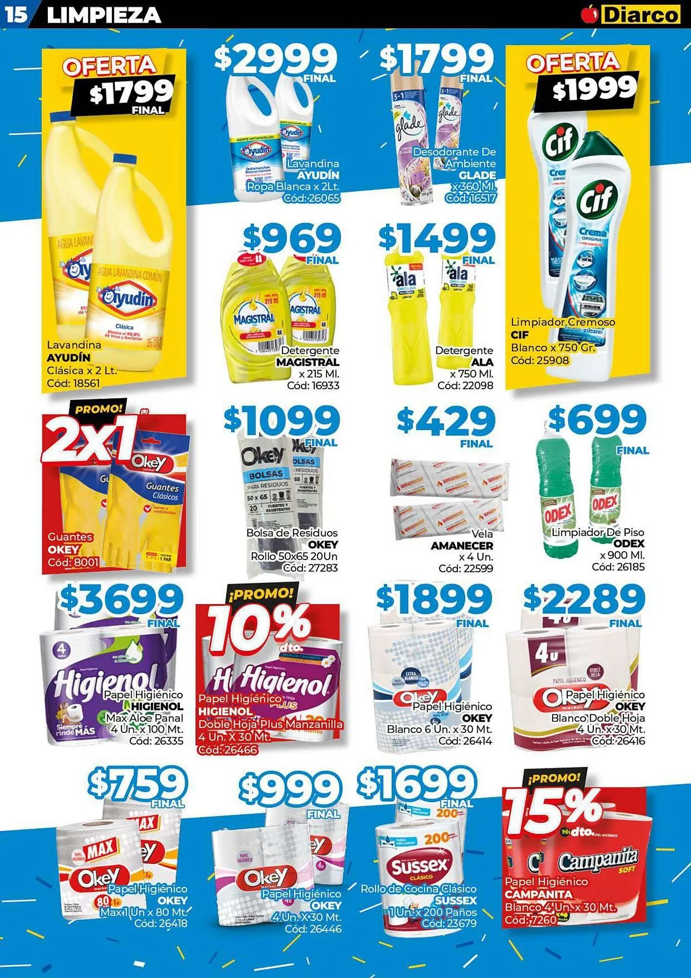 Ofertas de Catálogo Diarco 28 de octubre al 1 de noviembre 2024 - Página 16 del catálogo