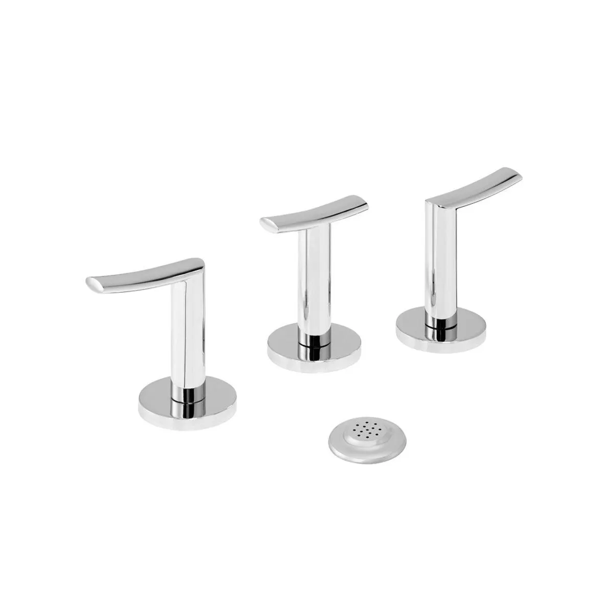 Grifería para Bidet 3 Agujeros Cromado L.Mind Piazza