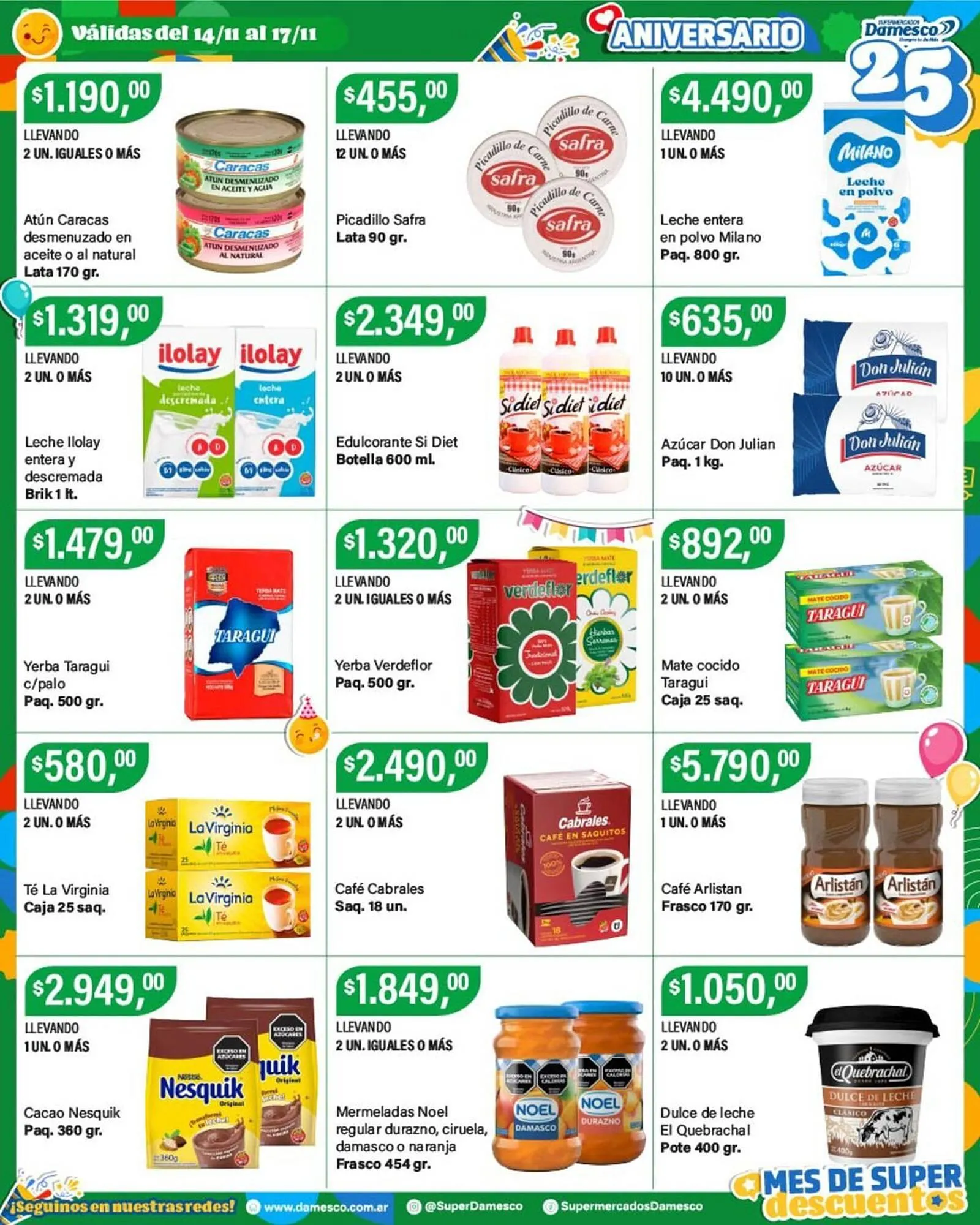 Ofertas de Catálogo Supermercados Damesco 14 de noviembre al 17 de noviembre 2025 - Página 4 del catálogo