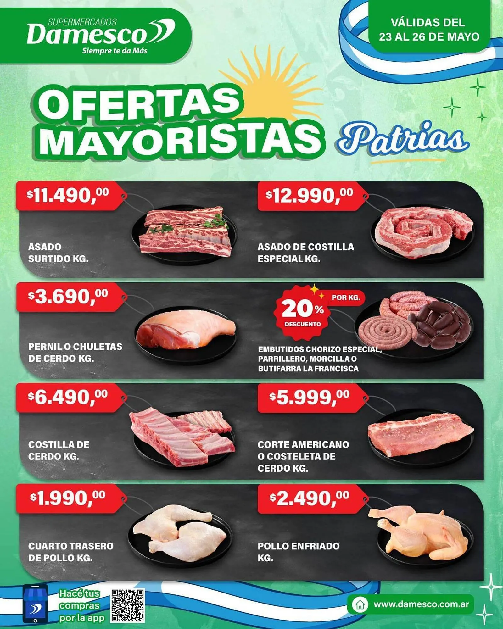 Ofertas de Catálogo Supermercados Damesco 23 de mayo al 26 de mayo 2025 - Página 1 del catálogo