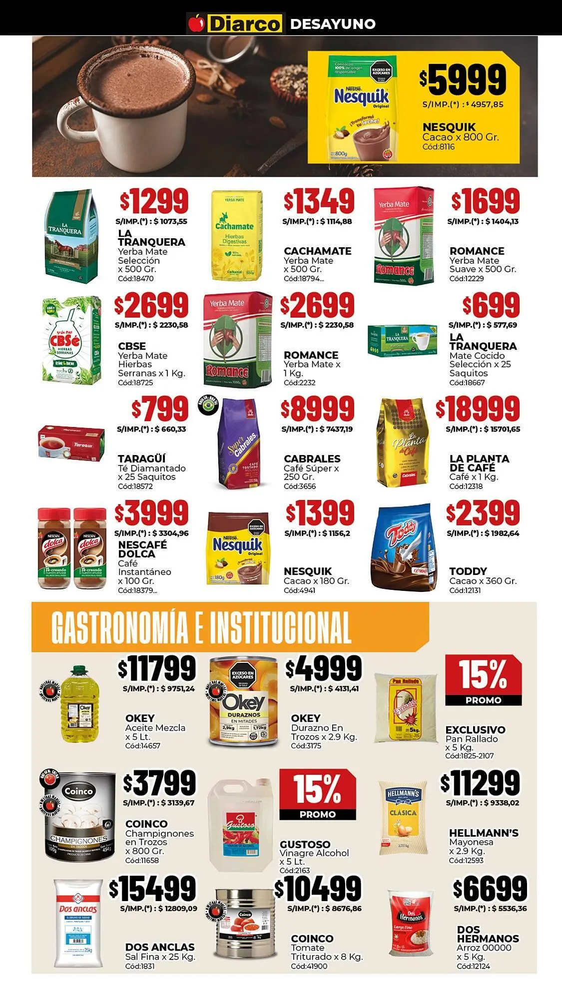 Ofertas de Catálogo Diarco 19 de enero al 23 de enero 2026 - Página 5 del catálogo