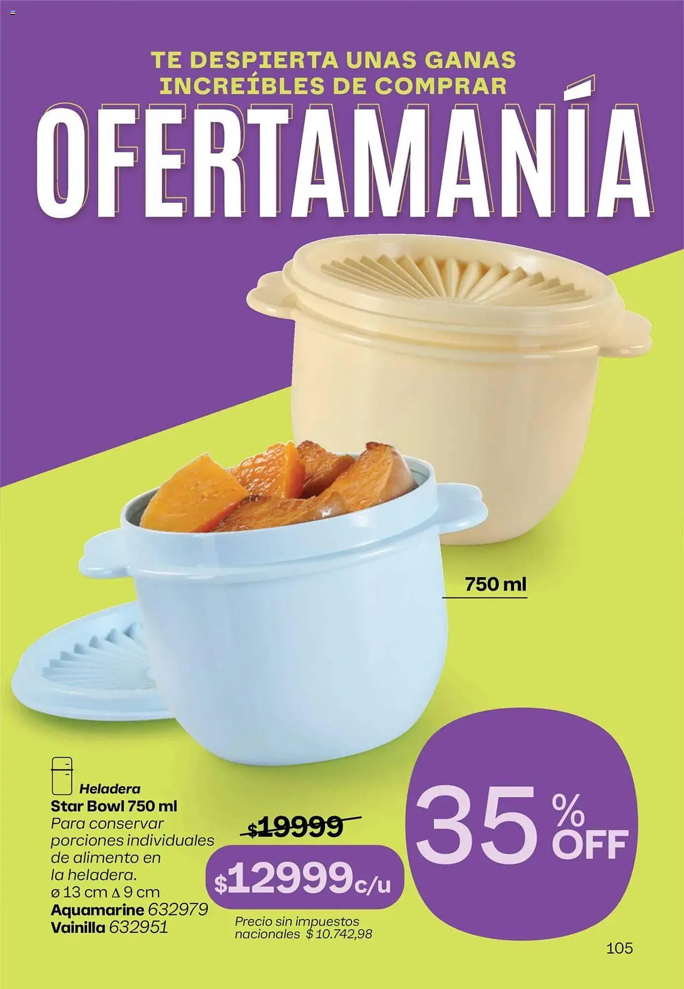 Ofertas de Catálogo Tupperware 16 de junio al 10 de julio 2025 - Página 106 del catálogo