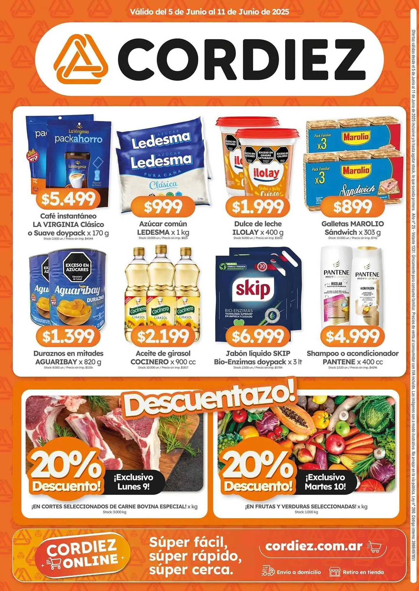 Ofertas de Catálogo Cordiez 5 de junio al 11 de junio 2025 - Página 8 del catálogo