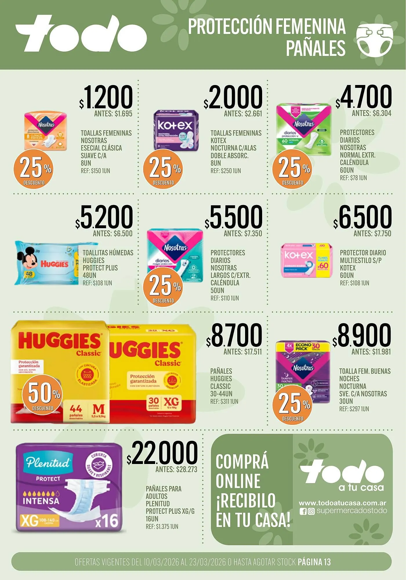 Ofertas de Catálogo Supermercados Todo 10 de marzo al 23 de marzo 2026 - Página 13 del catálogo
