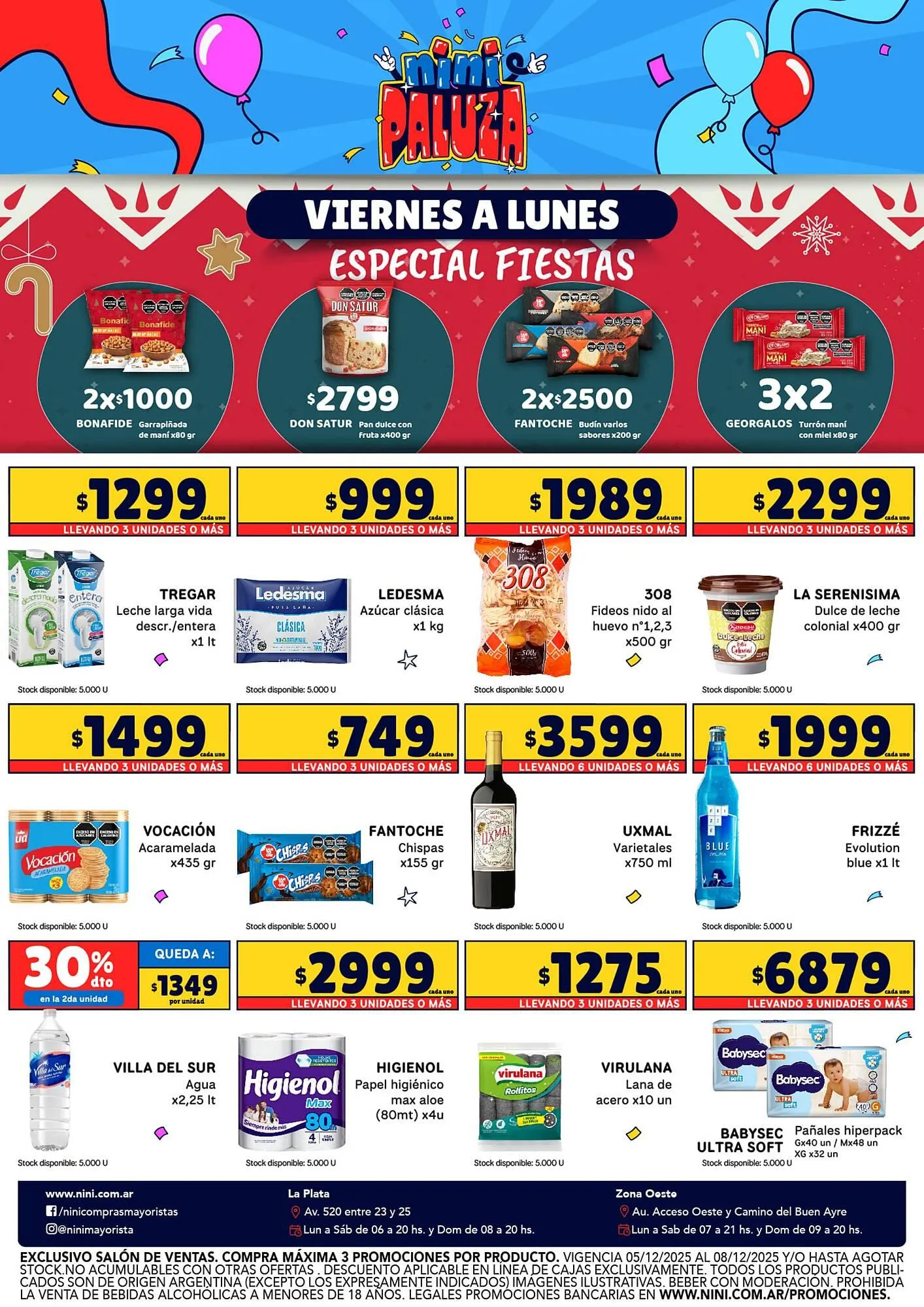 Ofertas de Catálogo Nini Mayorista 5 de diciembre al 8 de diciembre 2025 - Página 1 del catálogo
