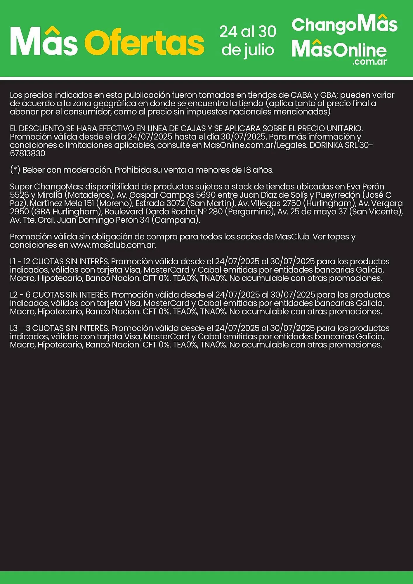 Ofertas de Catálogo Changomas 25 de julio al 30 de julio 2025 - Página 14 del catálogo
