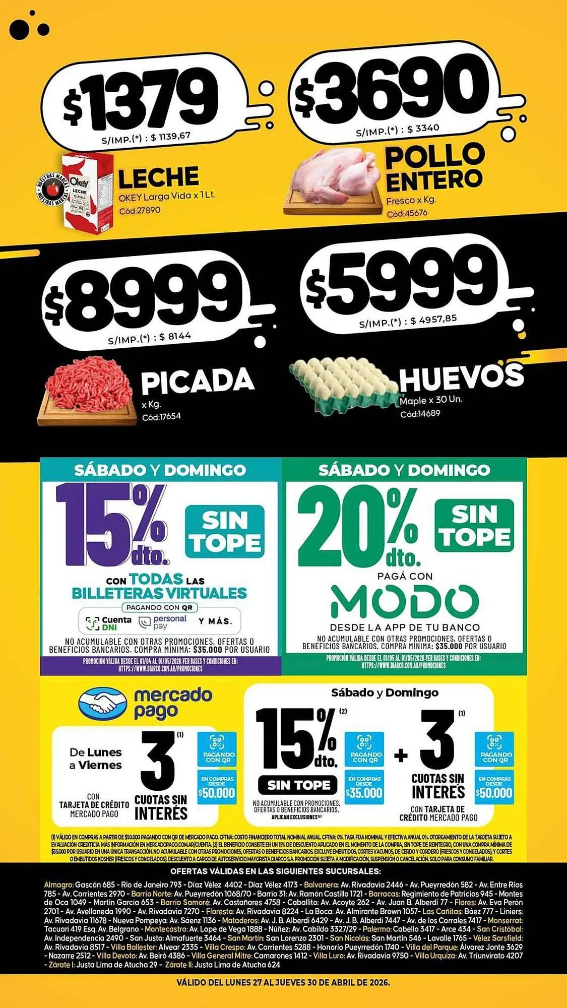 Ofertas de Catálogo Diarco 27 de abril al 30 de abril 2026 - Página 2 del catálogo