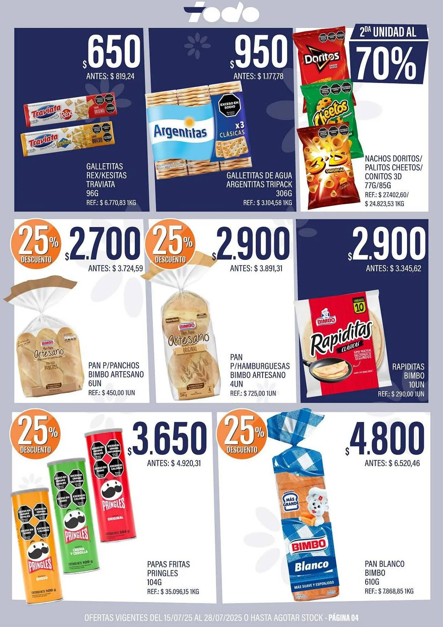 Ofertas de Catálogo Supermercados Todo 15 de julio al 28 de julio 2025 - Página 4 del catálogo