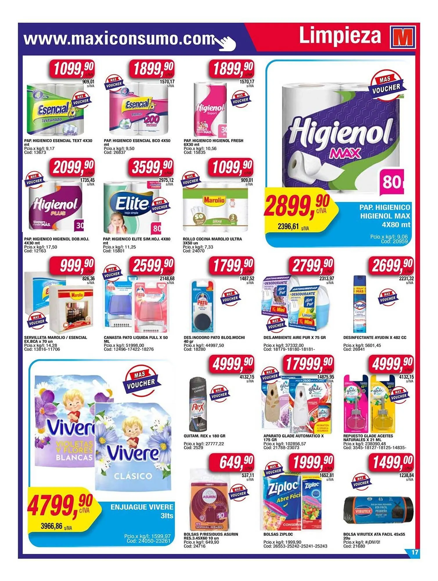 Ofertas de Catálogo Maxiconsumo 22 de octubre al 5 de noviembre 2024 - Página 17 del catálogo