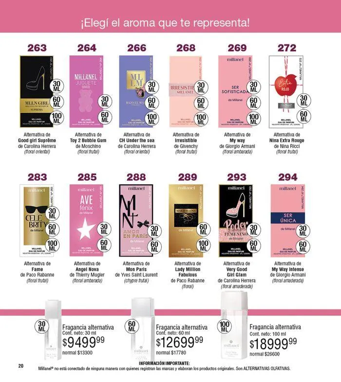 Ofertas de Catálogo Millanel Cosmética C10 26 de agosto al 22 de septiembre 2024 - Página 20 del catálogo