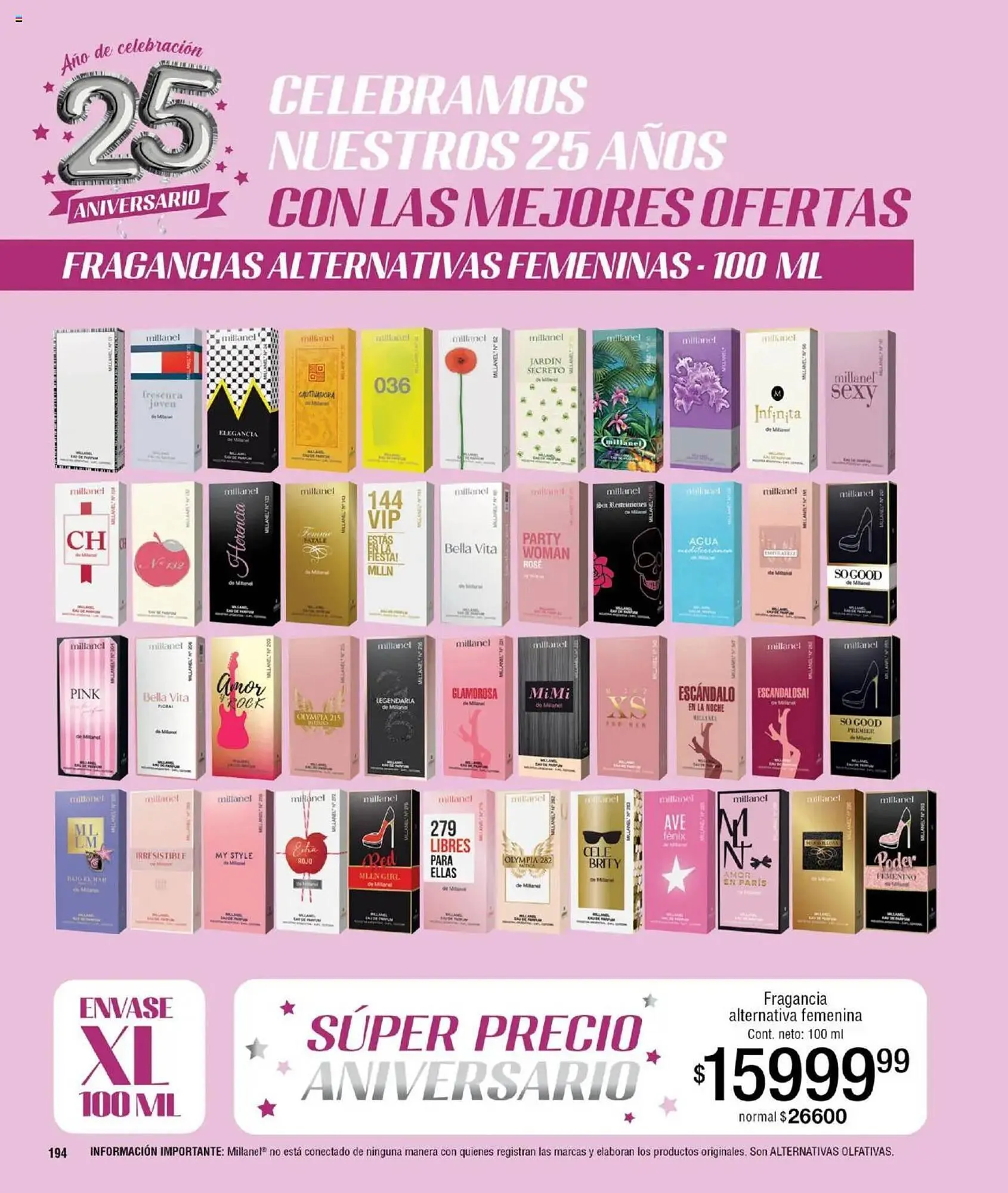 Ofertas de Catálogo Millanel Cosmética 31 de marzo al 27 de abril 2025 - Página 194 del catálogo
