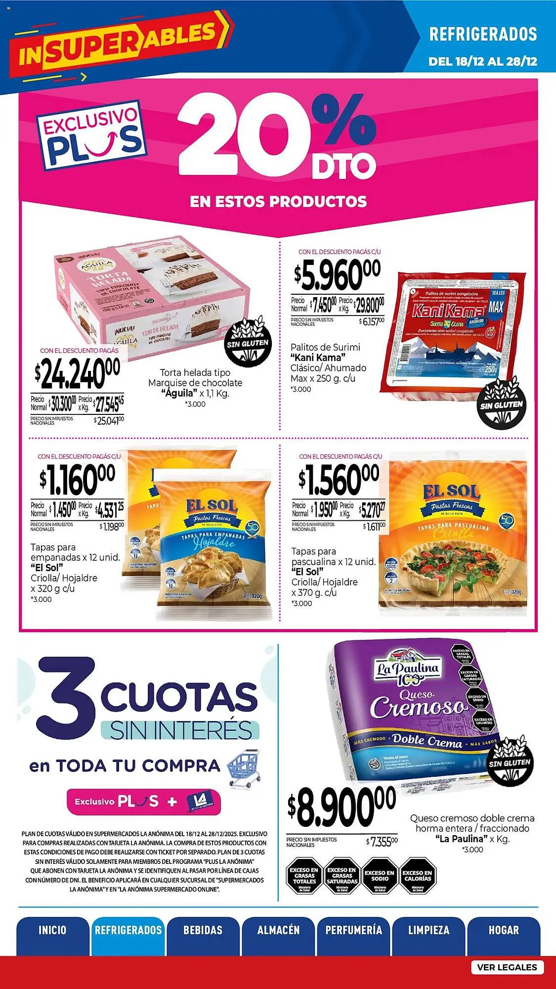 Ofertas de Catálogo La Anonima 18 de diciembre al 28 de diciembre 2025 - Página 7 del catálogo