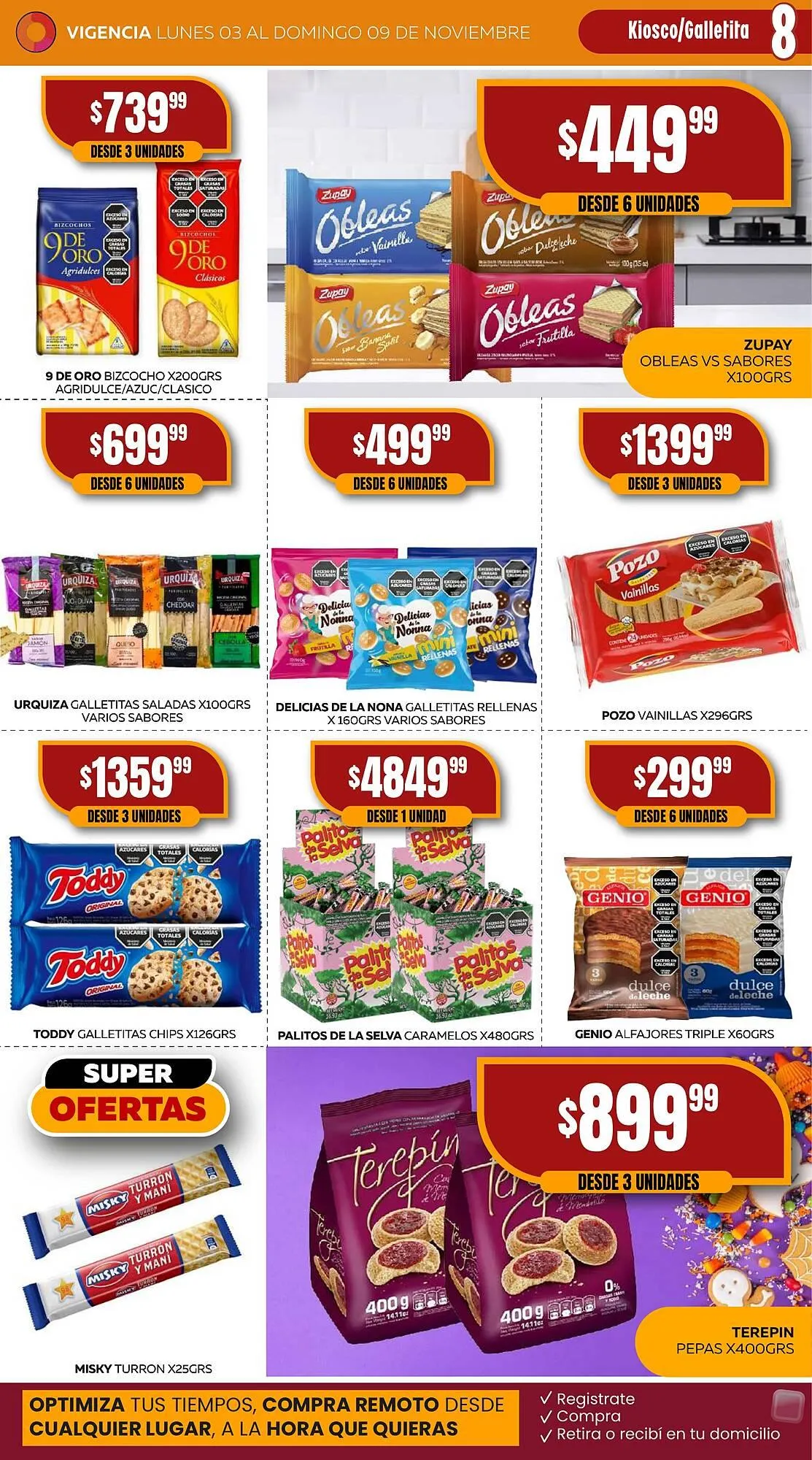 Ofertas de Catálogo Maxi Ofertas 3 de noviembre al 9 de noviembre 2025 - Página 8 del catálogo