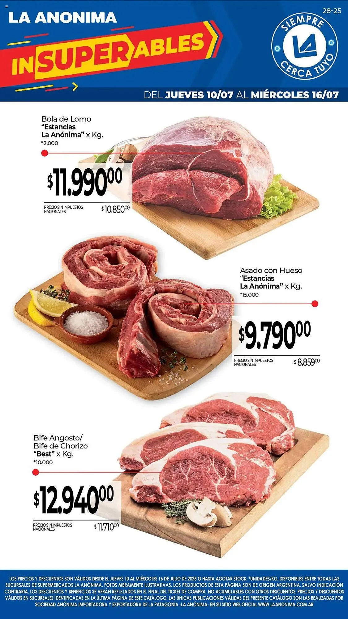 Ofertas de Catálogo La Anonima 10 de julio al 17 de julio 2025 - Página 1 del catálogo