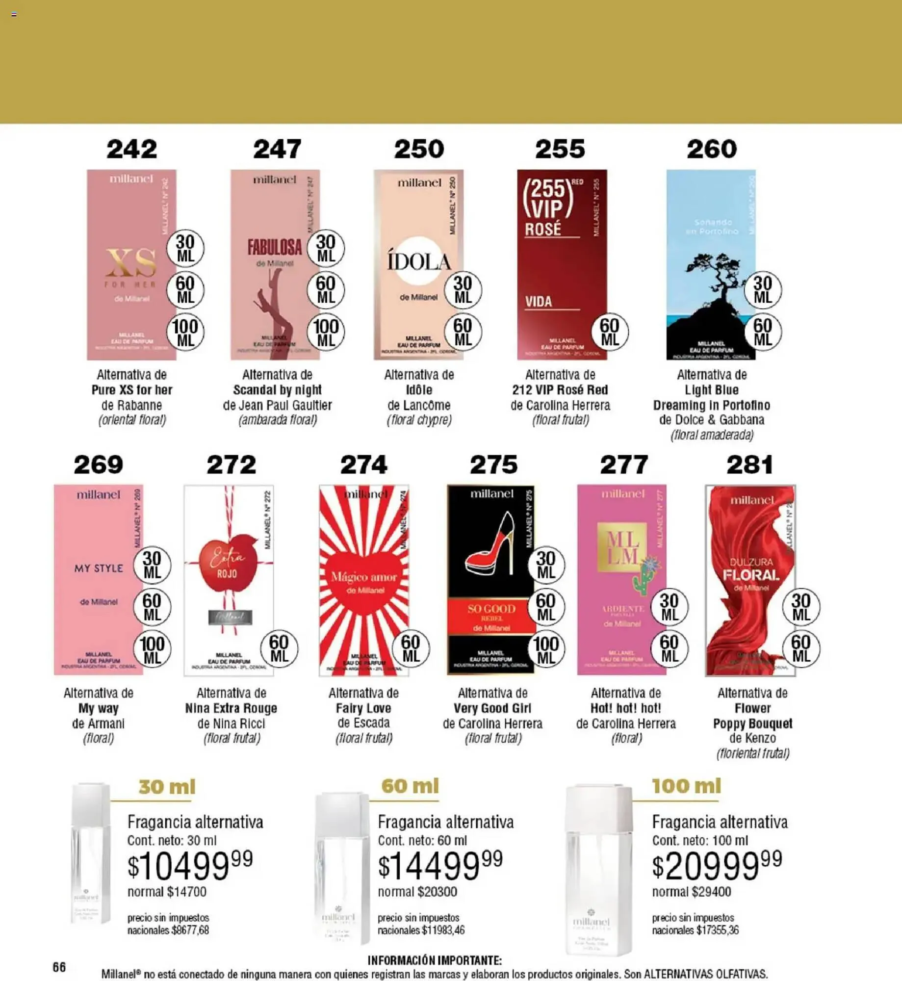 Ofertas de Catálogo Millanel Cosmética 2 de febrero al 2 de marzo 2026 - Página 66 del catálogo