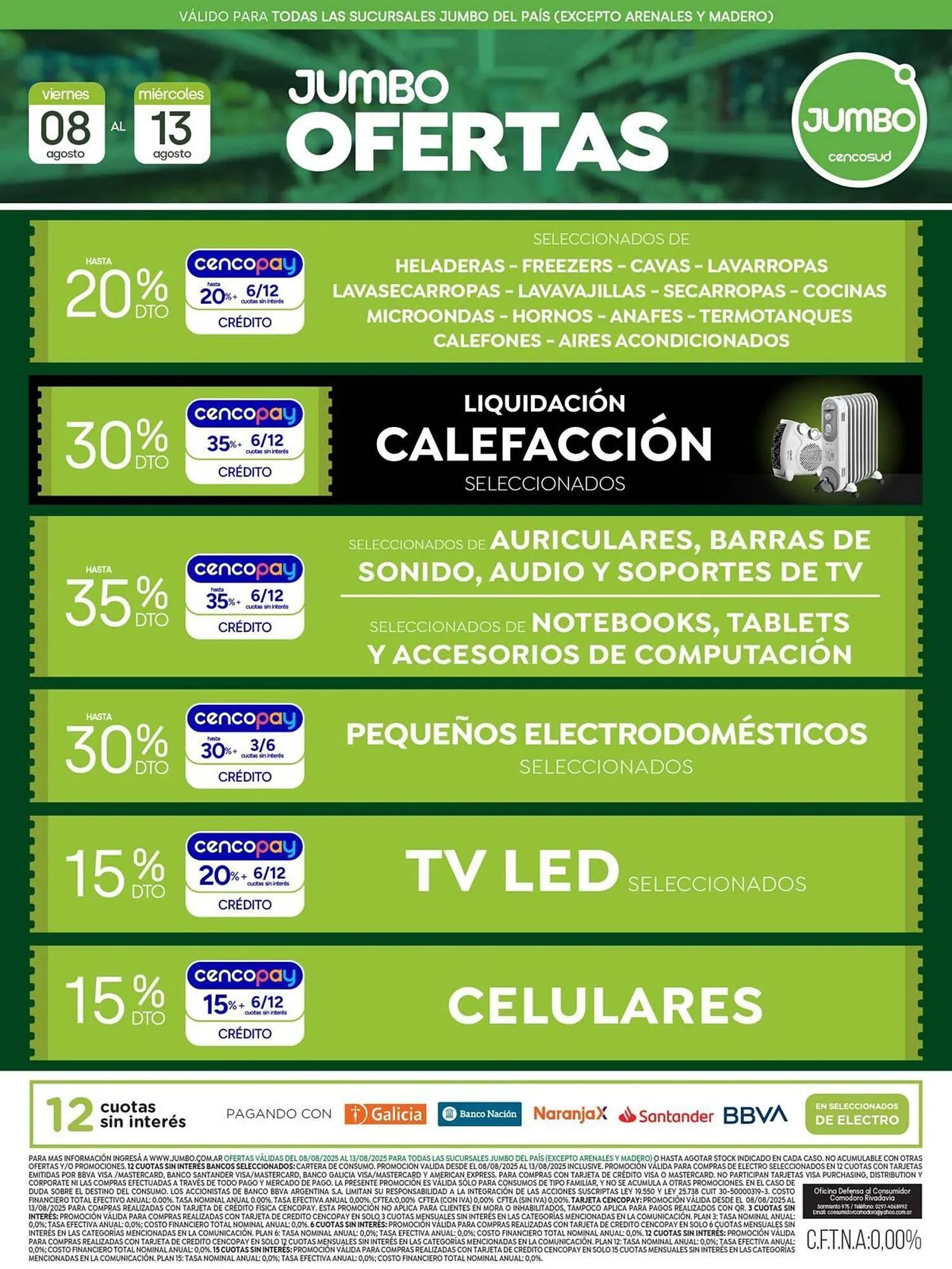 Ofertas de Catálogo Jumbo 8 de agosto al 13 de agosto 2025 - Página 1 del catálogo