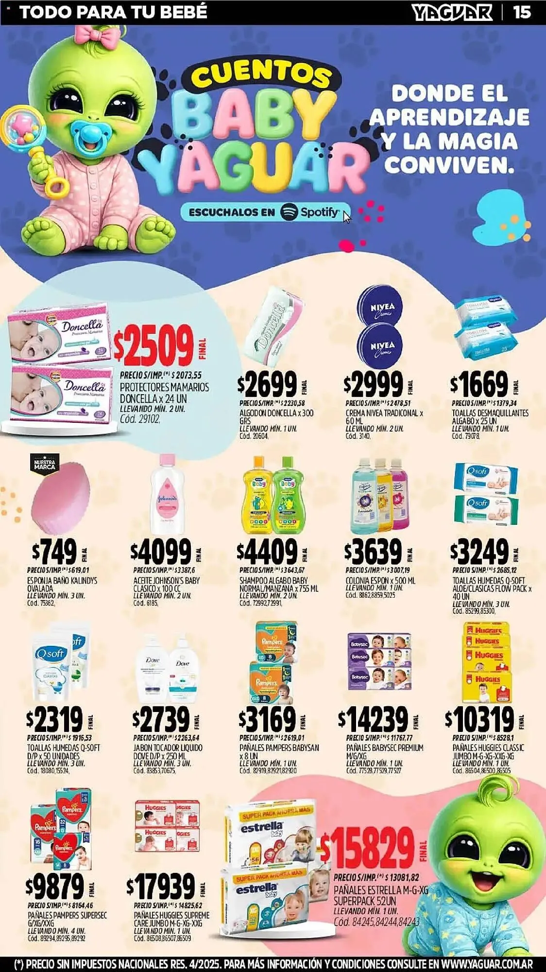 Ofertas de Catálogo Supermercados Yaguar 11 de marzo al 16 de marzo 2026 - Página 18 del catálogo