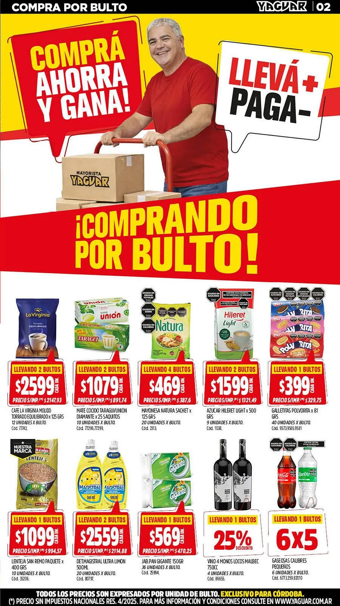 Ofertas de Catálogo Supermercados Yaguar 6 de abril al 12 de abril 2026 - Página 2 del catálogo