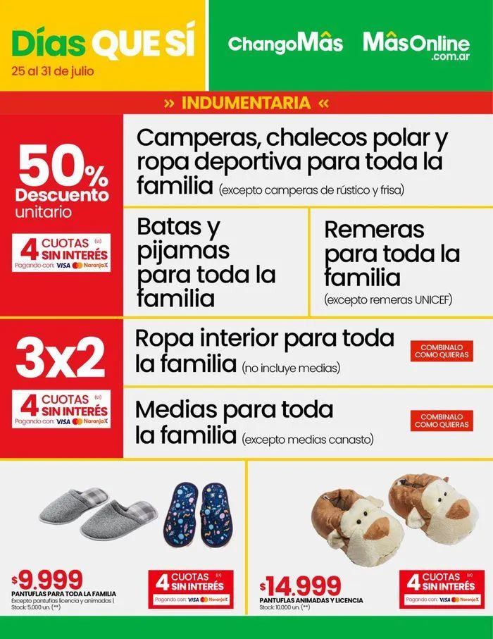 Ofertas de Catálogo Changomas 25 de julio al 31 de julio 2024 - Página 20 del catálogo