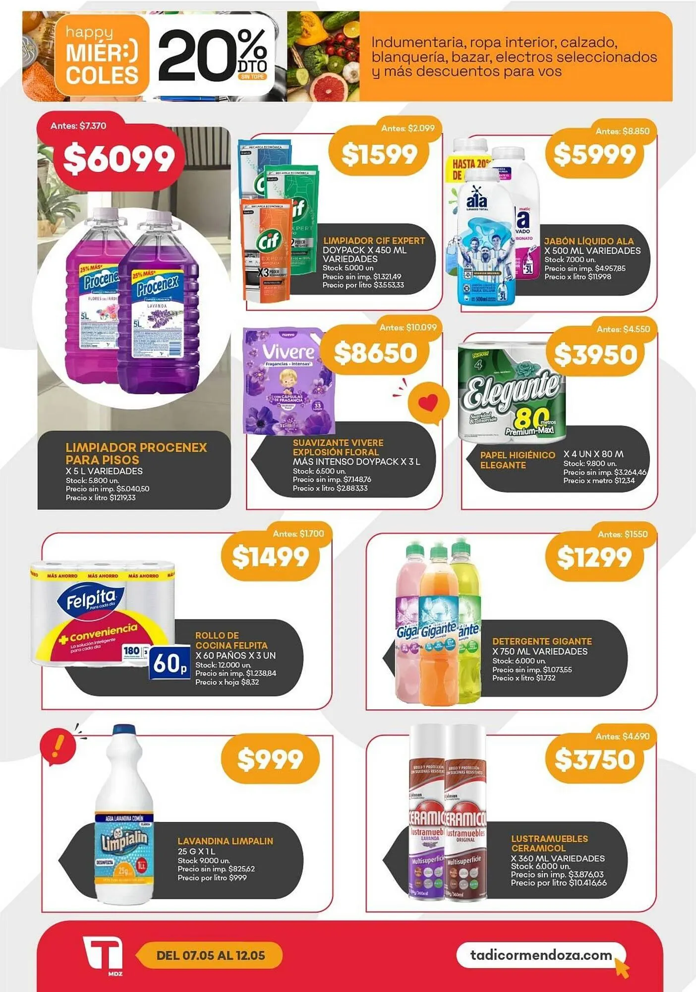 Ofertas de Catálogo Supermercados Tadicor 6 de mayo al 12 de mayo 2026 - Página 5 del catálogo