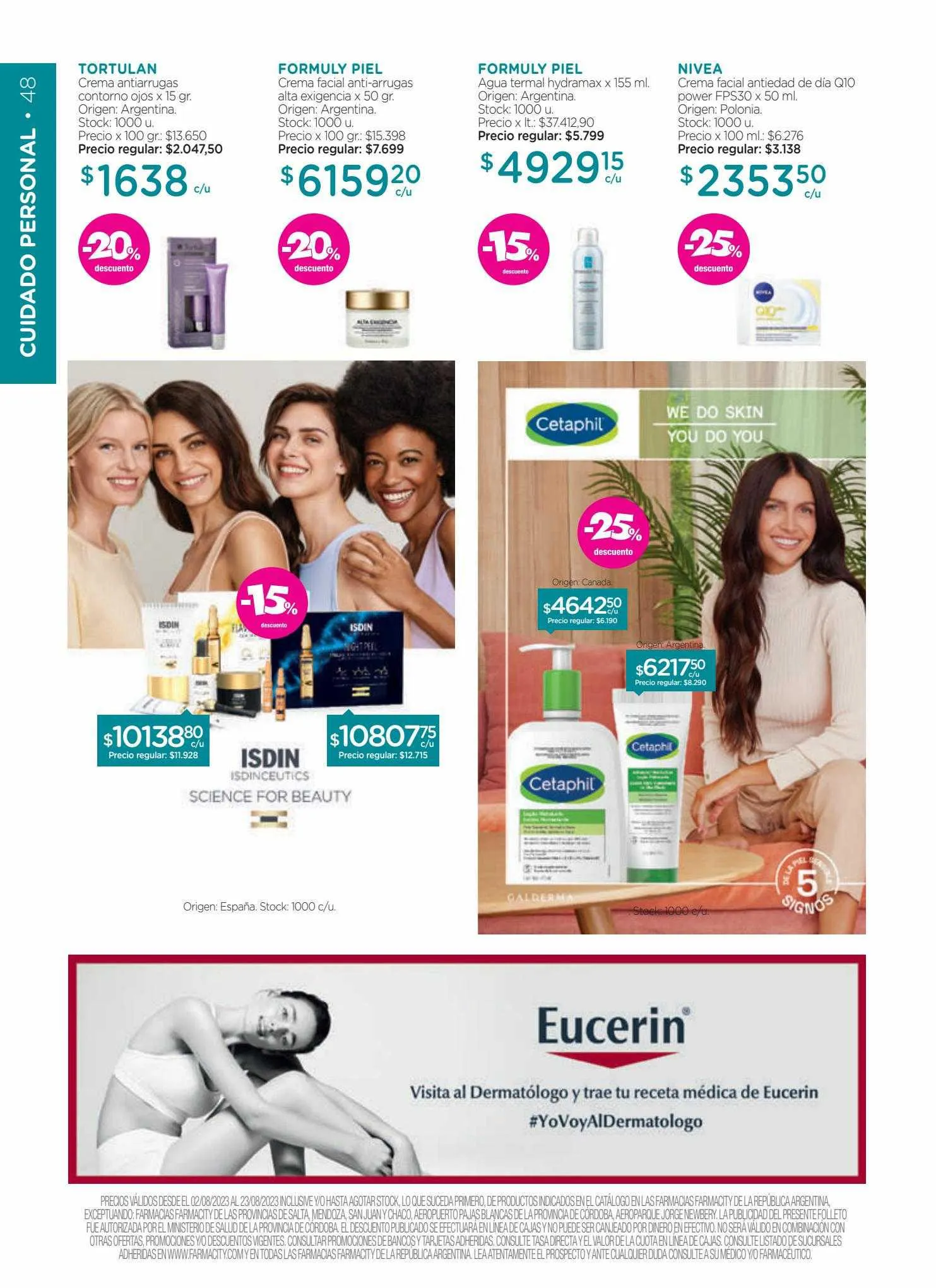 Ofertas de Catálogo Farmacity 1 de junio al 30 de septiembre 2023 - Página 48 del catálogo