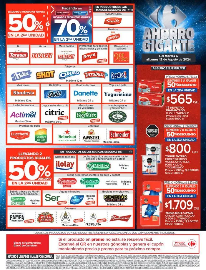 Ofertas de Catálogo Ahorro Gigante Hiper 6 de agosto al 12 de agosto 2024 - Página 24 del catálogo