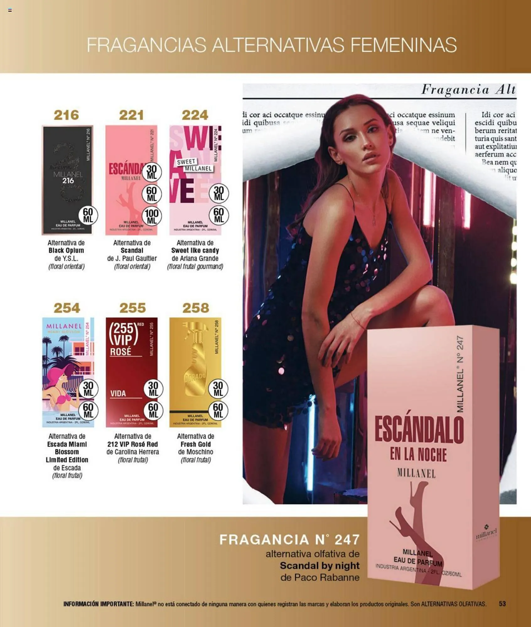 Ofertas de Catálogo Millanel Cosmética 13 de noviembre al 10 de diciembre 2023 - Página 53 del catálogo