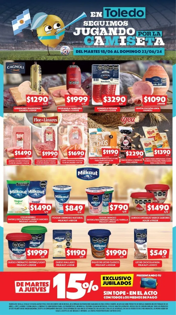 Ofertas de Catálogo Supermercados Toledo 18 de junio al 23 de junio 2024 - Página 2 del catálogo