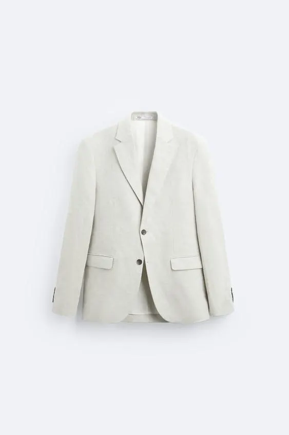 BLAZER TRAJE 100% LINO