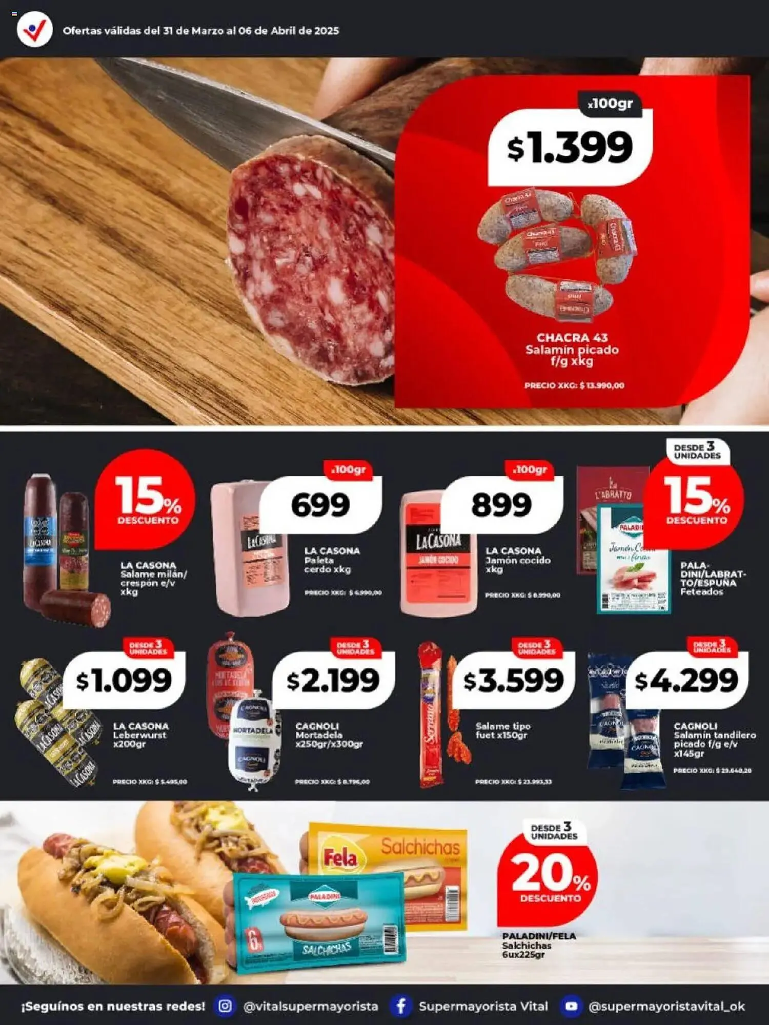 Ofertas de Catálogo Supermayorista Vital 31 de marzo al 6 de abril 2025 - Página 27 del catálogo