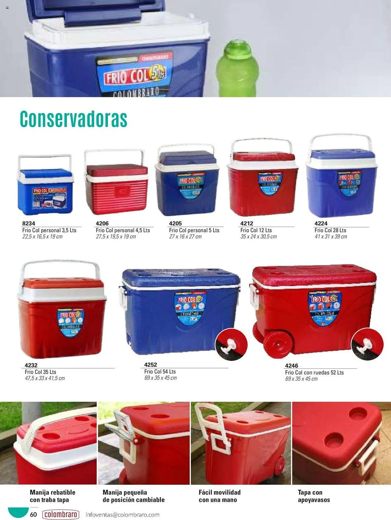 Ofertas de Catálogo Colombraro 1 de enero al 31 de diciembre 2024 - Página 60 del catálogo