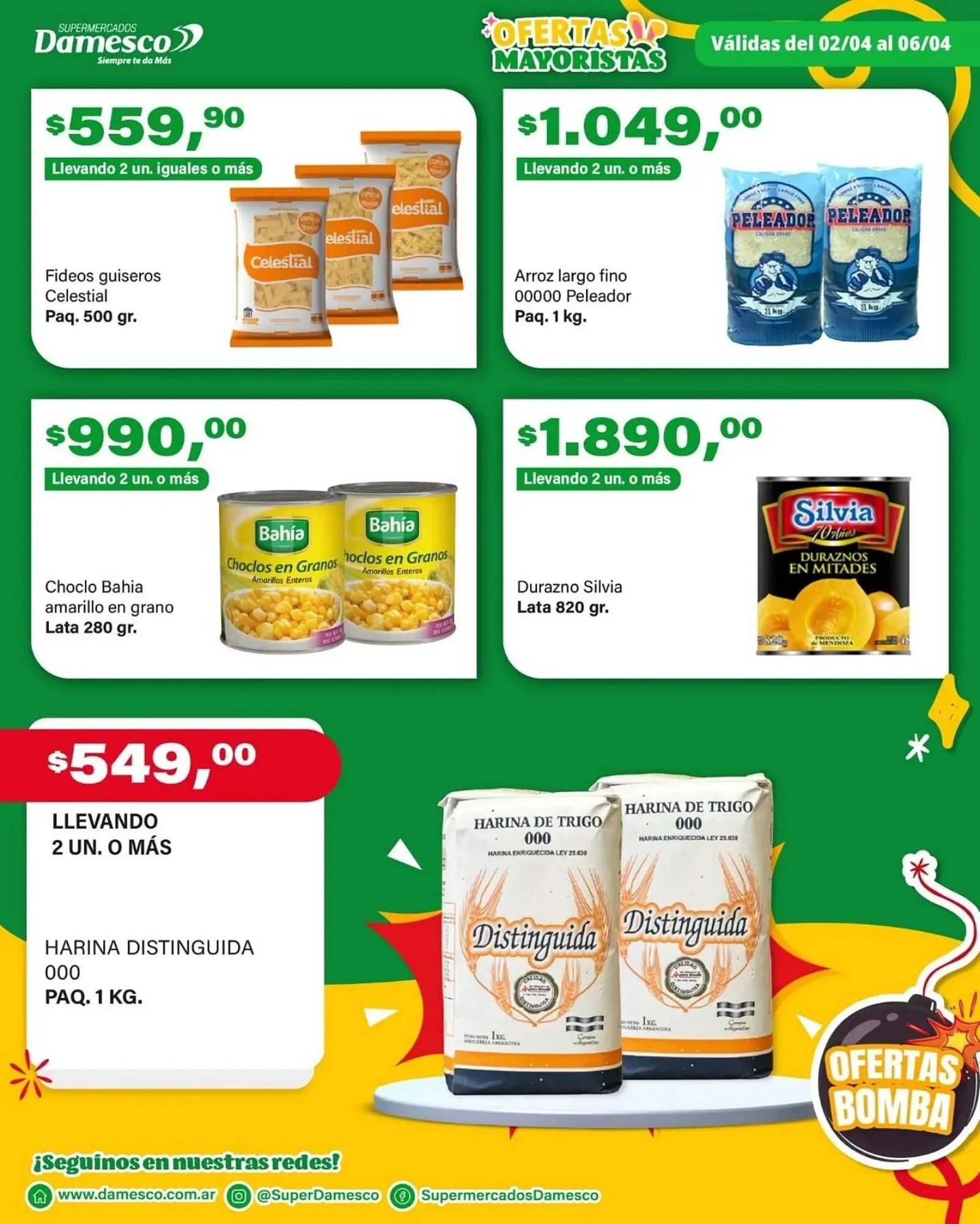 Ofertas de Catálogo Supermercados Damesco 2 de abril al 6 de abril 2026 - Página 4 del catálogo