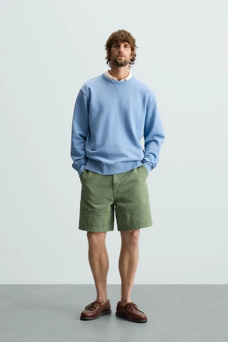 SUDADERA LAVADA CREW NECK