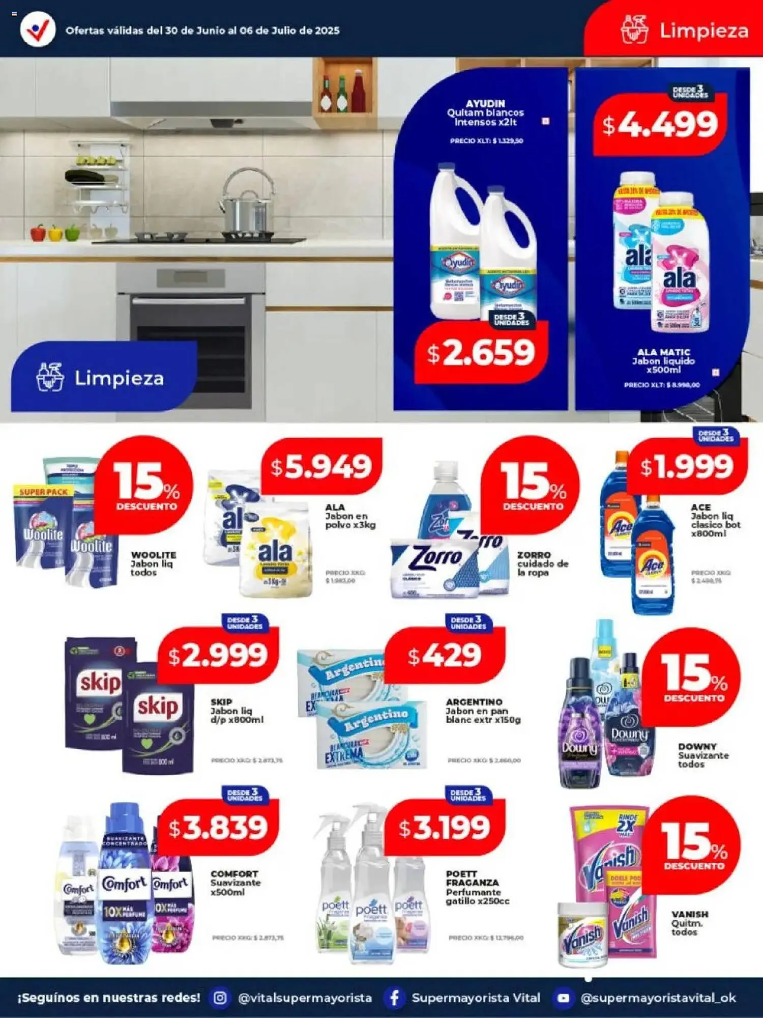 Ofertas de Catálogo Supermayorista Vital 30 de junio al 7 de julio 2025 - Página 7 del catálogo