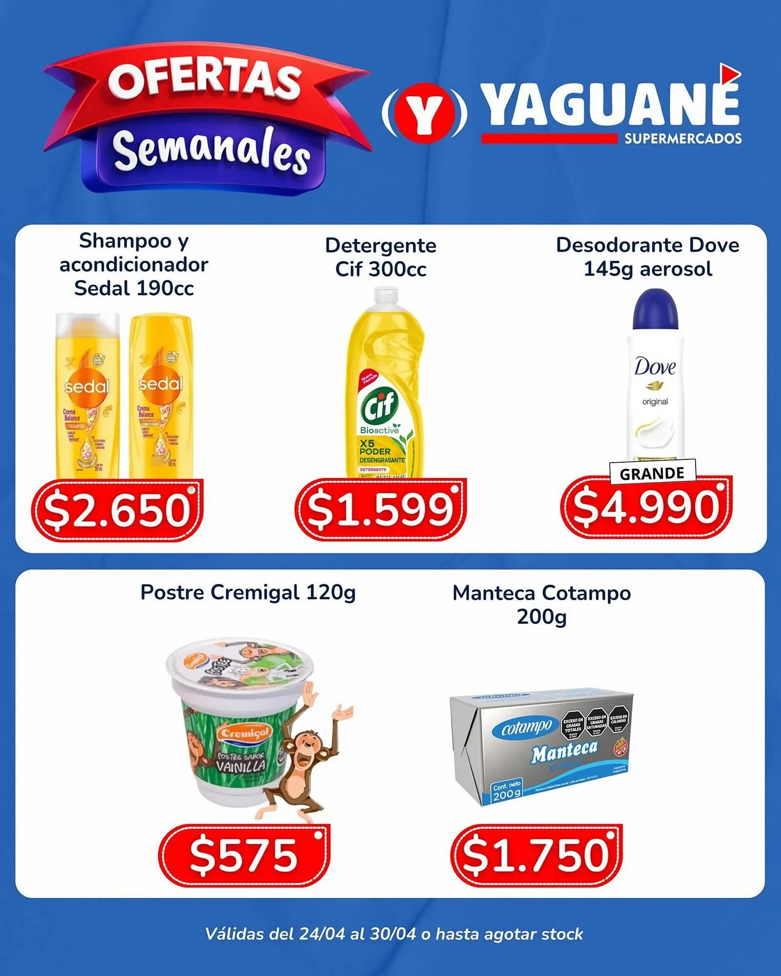 Ofertas de Catálogo Yaguane Supermercados 24 de abril al 30 de abril 2026 - Página 3 del catálogo