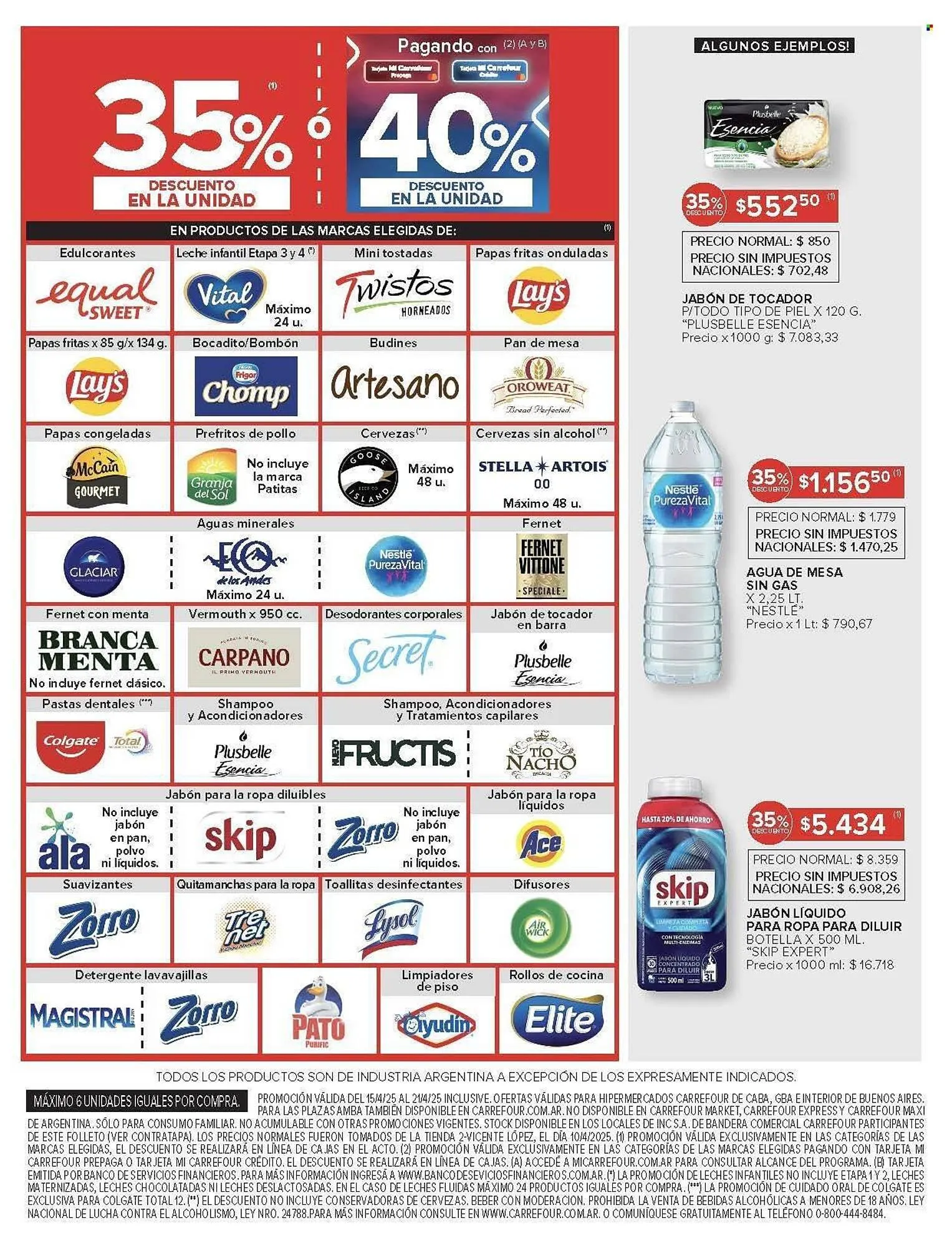 Ofertas de Catálogo Carrefour 15 de abril al 21 de abril 2025 - Página 7 del catálogo