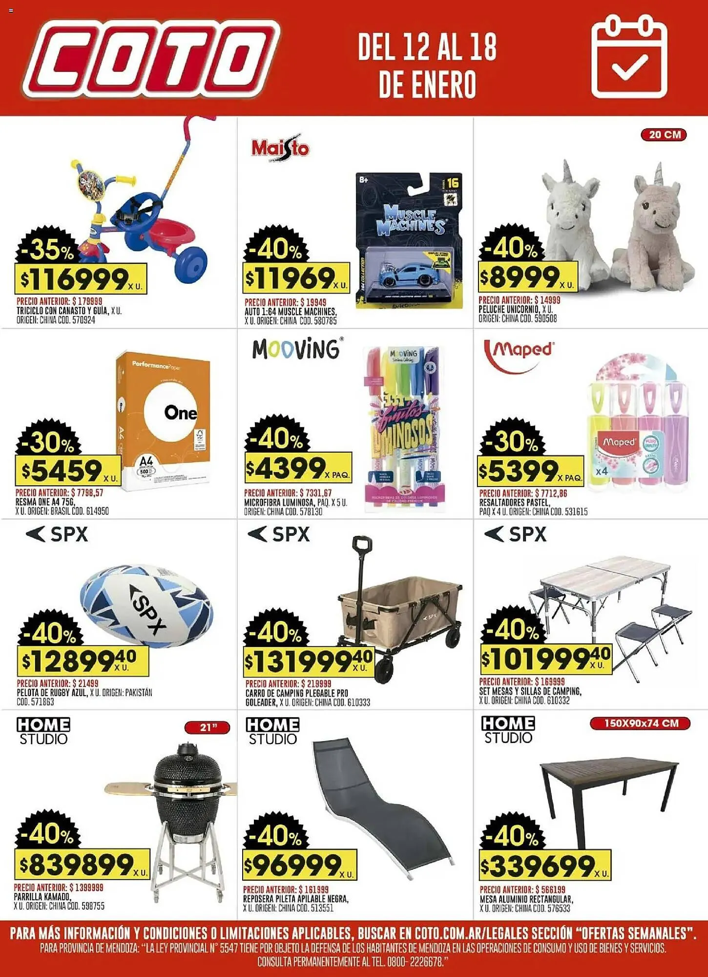Ofertas de Catálogo Coto 12 de enero al 18 de enero 2026 - Página 1 del catálogo