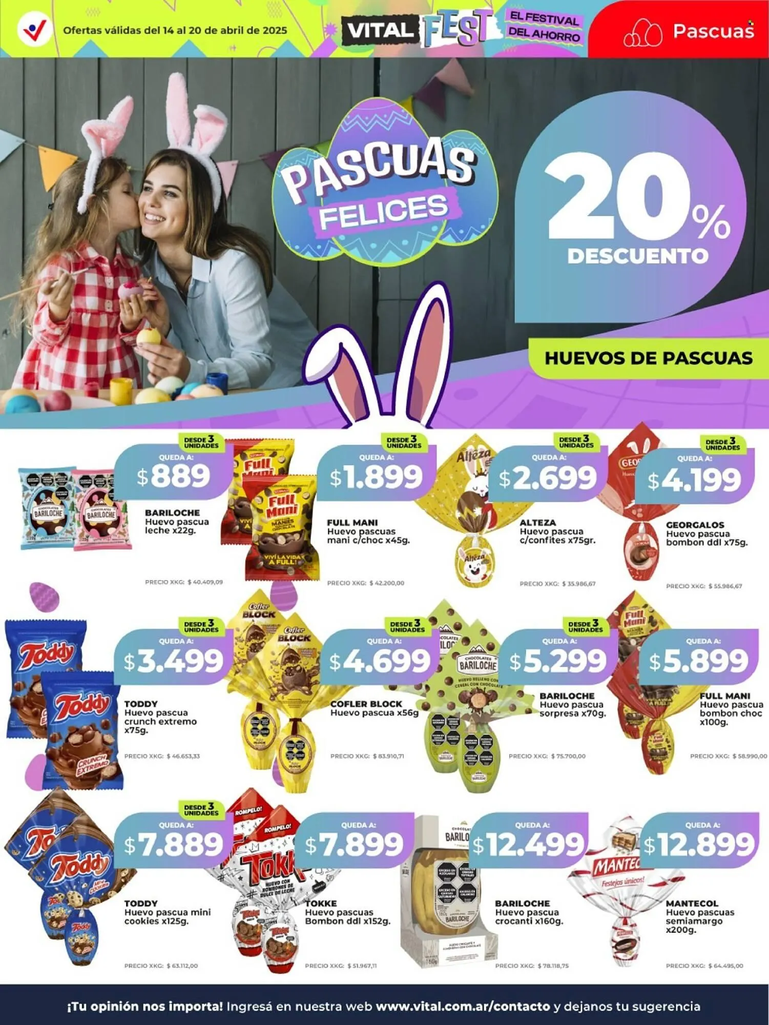 Ofertas de Catálogo Supermayorista Vital 14 de abril al 20 de abril 2025 - Página 23 del catálogo
