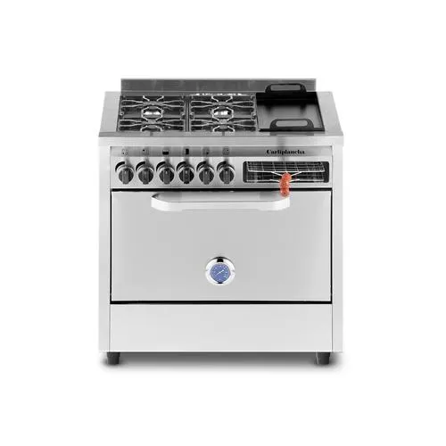 Cocina Usman 992 85Cm Acero Multigas Puerta Ciega