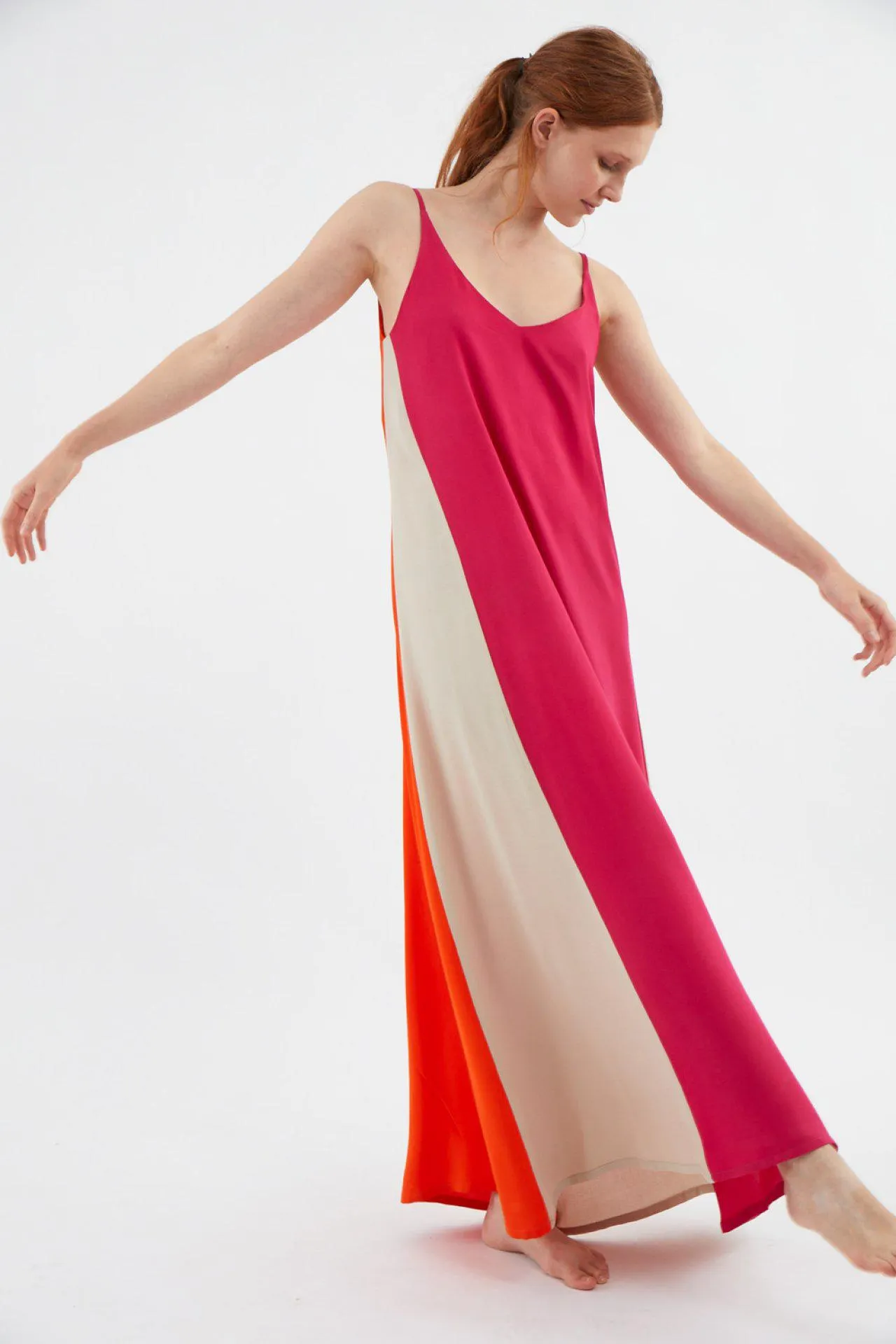 Vestido Zinnia Fucsia