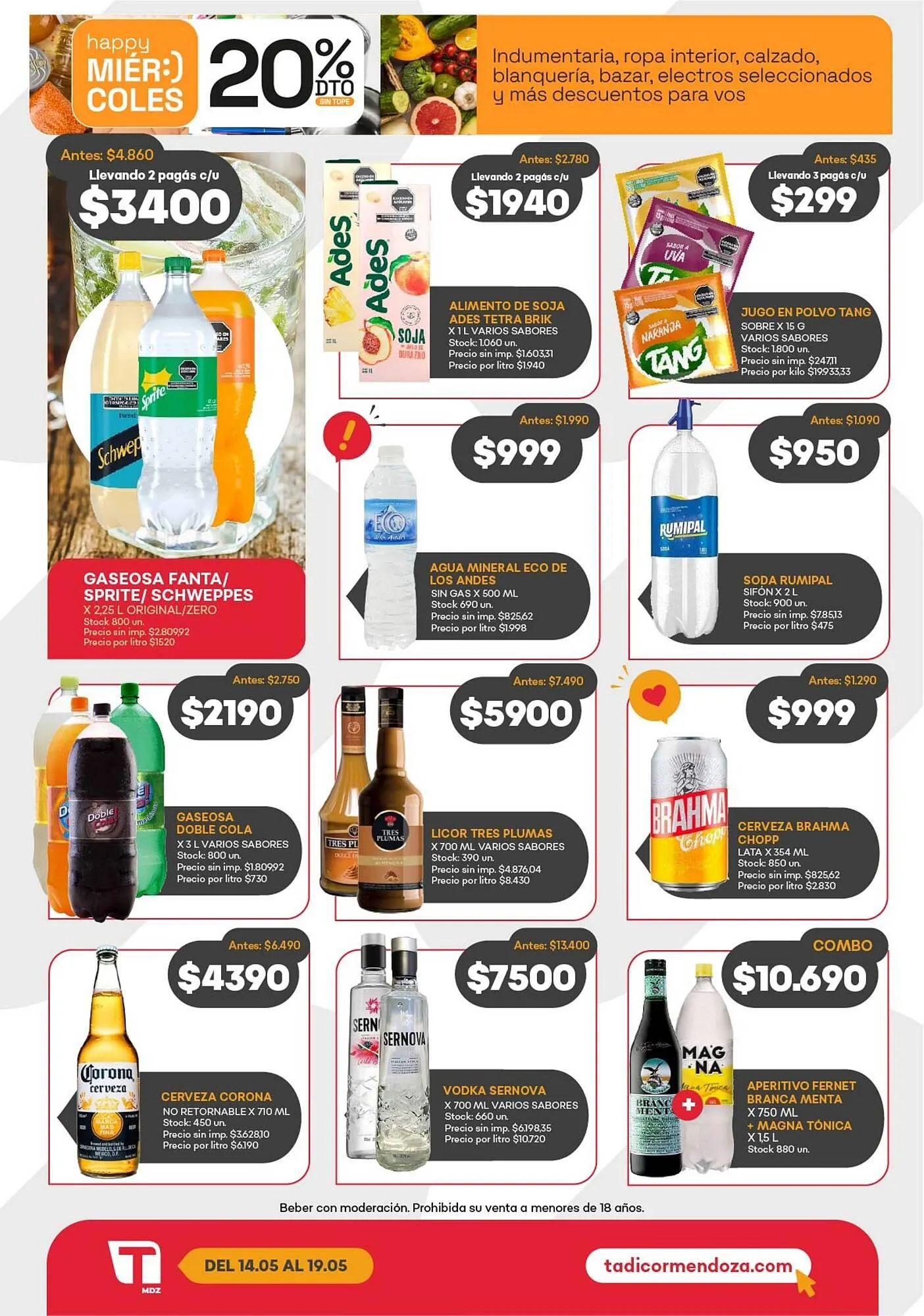 Ofertas de Catálogo Supermercados Tadicor 12 de mayo al 19 de mayo 2026 - Página 3 del catálogo