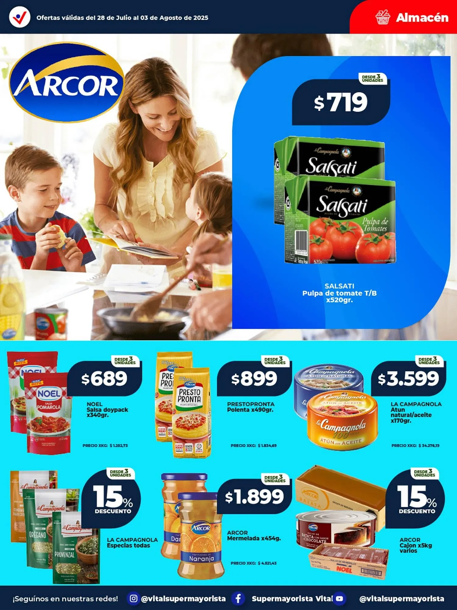 Ofertas de Catálogo Supermayorista Vital 30 de julio al 3 de agosto 2025 - Página 21 del catálogo