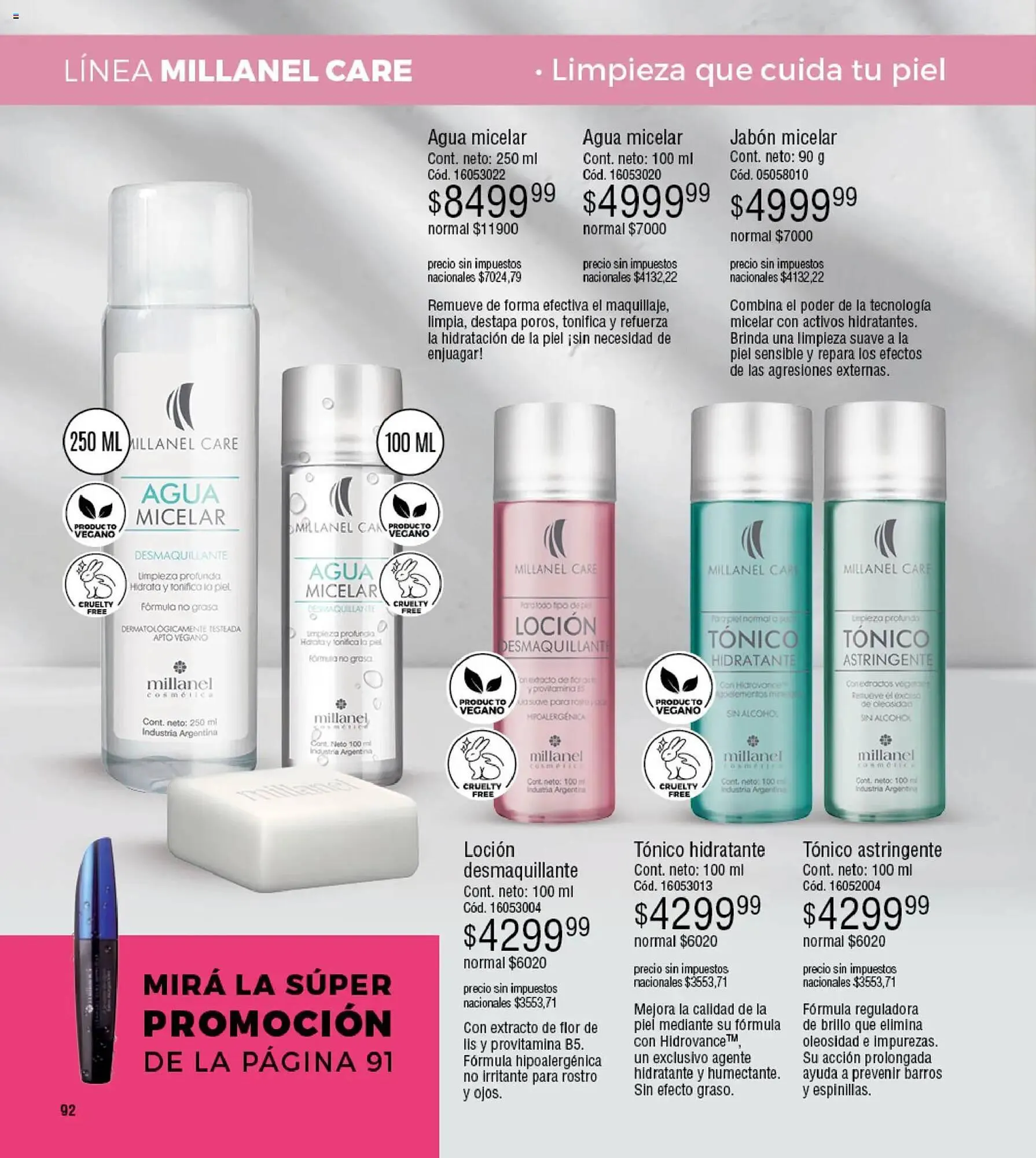 Ofertas de Catálogo Millanel Cosmética 2 de marzo al 29 de marzo 2026 - Página 92 del catálogo