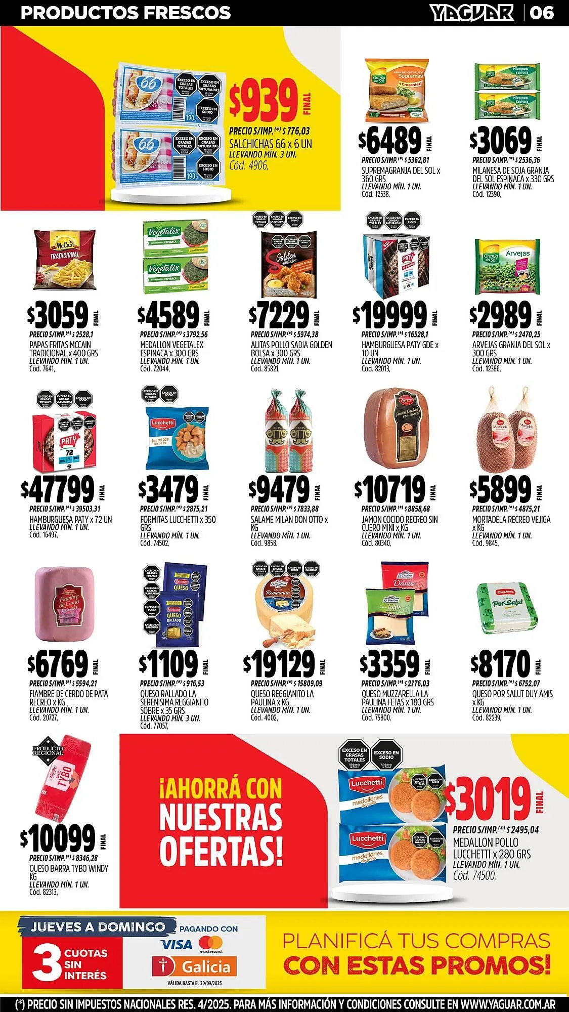 Ofertas de Catálogo Supermercados Yaguar 27 de octubre al 2 de noviembre 2025 - Página 6 del catálogo