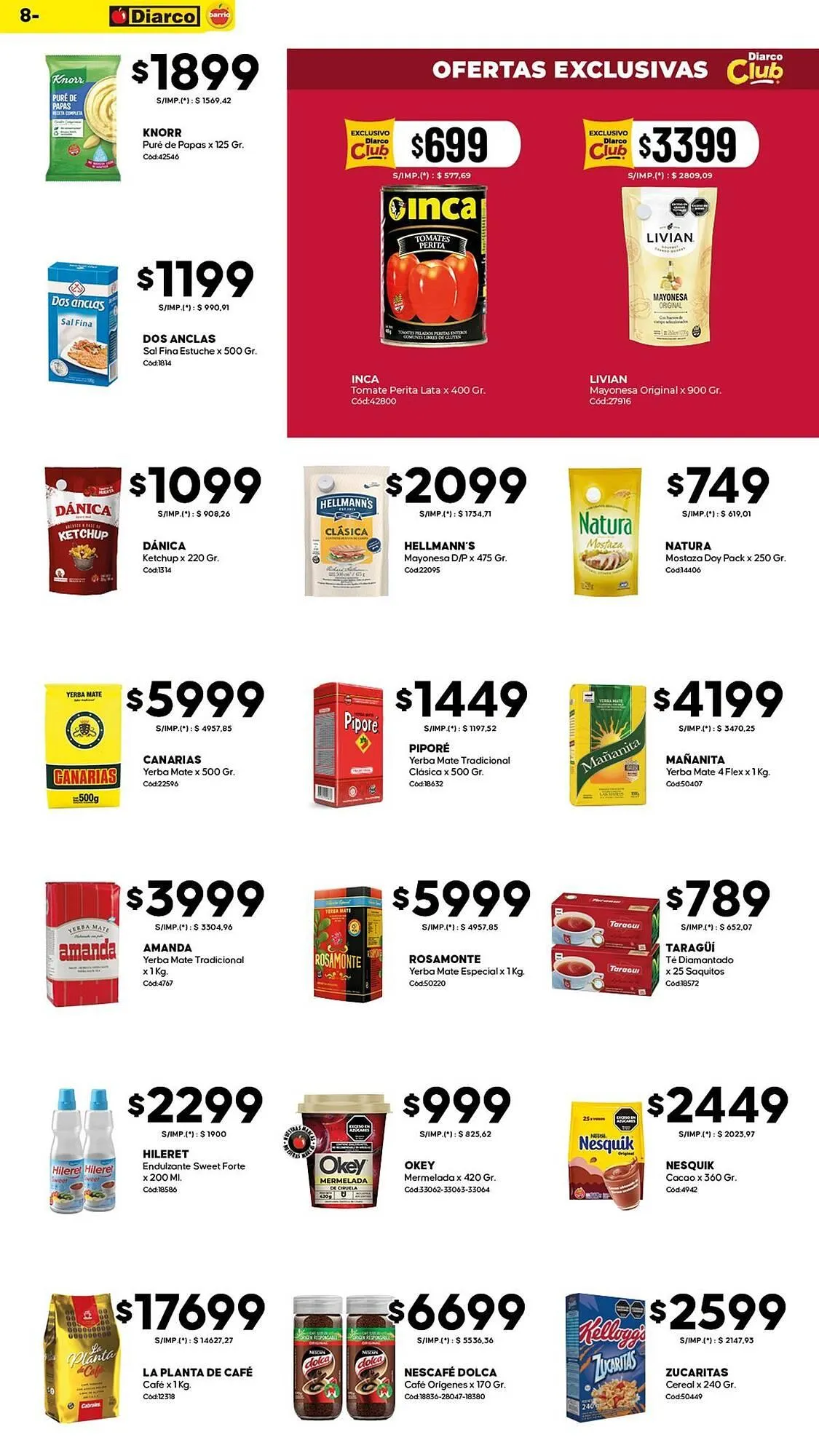 Ofertas de Catálogo Diarco 19 de enero al 23 de enero 2026 - Página 8 del catálogo