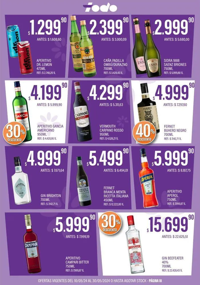 Ofertas de Catálogo Supermercados Todo 10 de mayo al 30 de mayo 2024 - Página 18 del catálogo