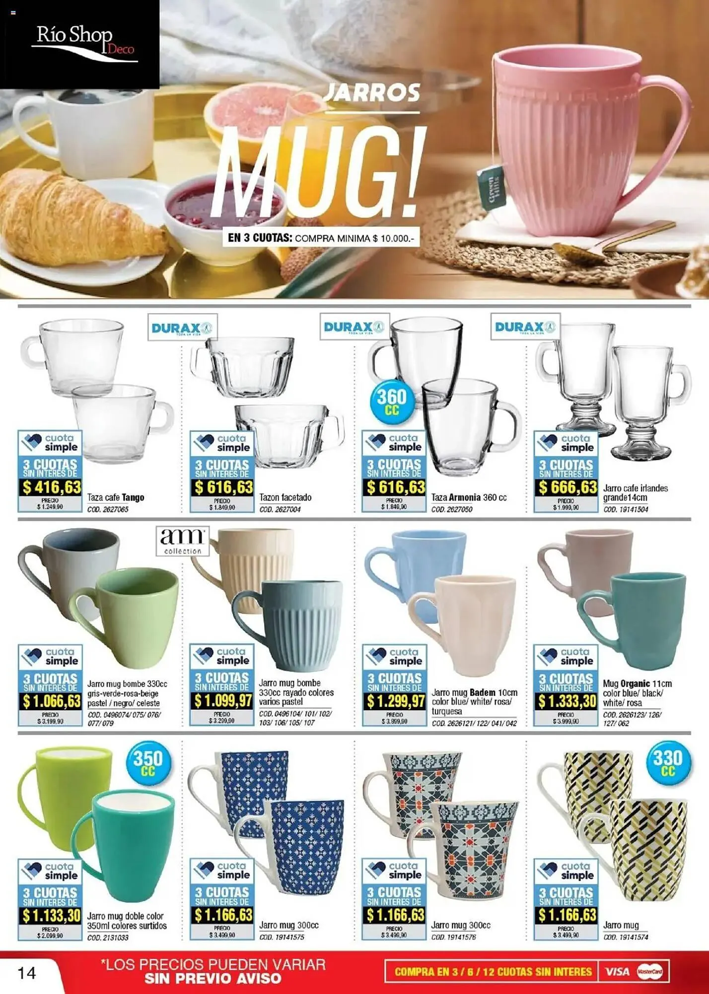 Ofertas de Catálogo Rio Shop Deco 20 de marzo al 30 de abril 2025 - Página 14 del catálogo