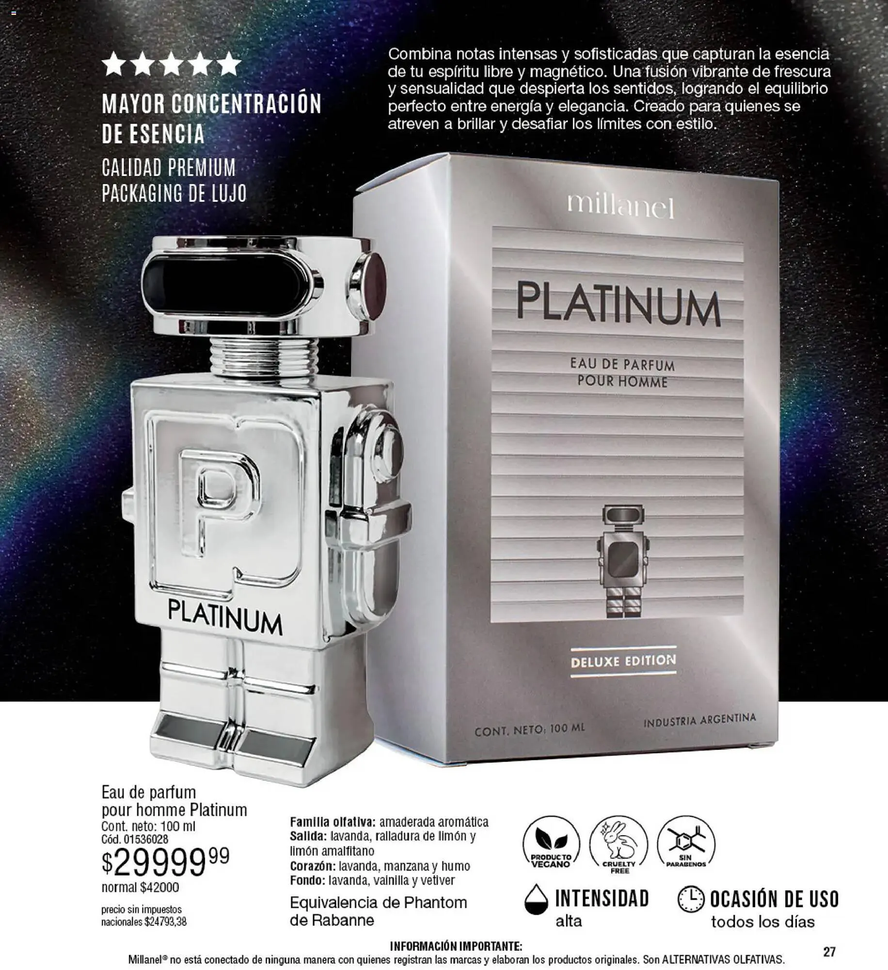 Ofertas de Catálogo Millanel Cosmética 30 de marzo al 27 de abril 2026 - Página 27 del catálogo