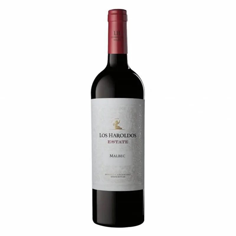 Vino Tinto Los Haroldos Malbec Estate x 750 cc.